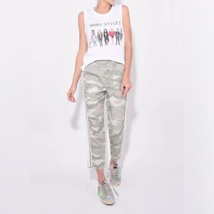 Mother womens jeans size 27 straight leg cropped camo the shaker chop crop